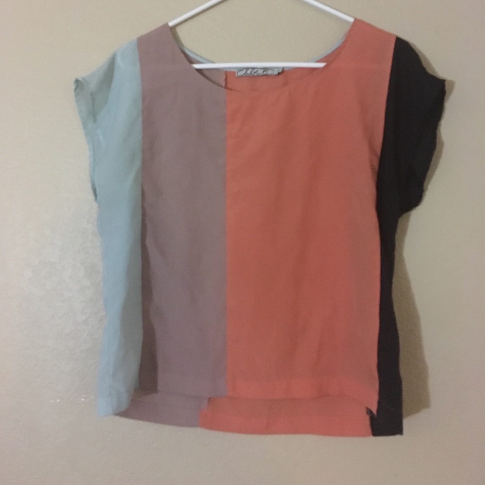 Color block top